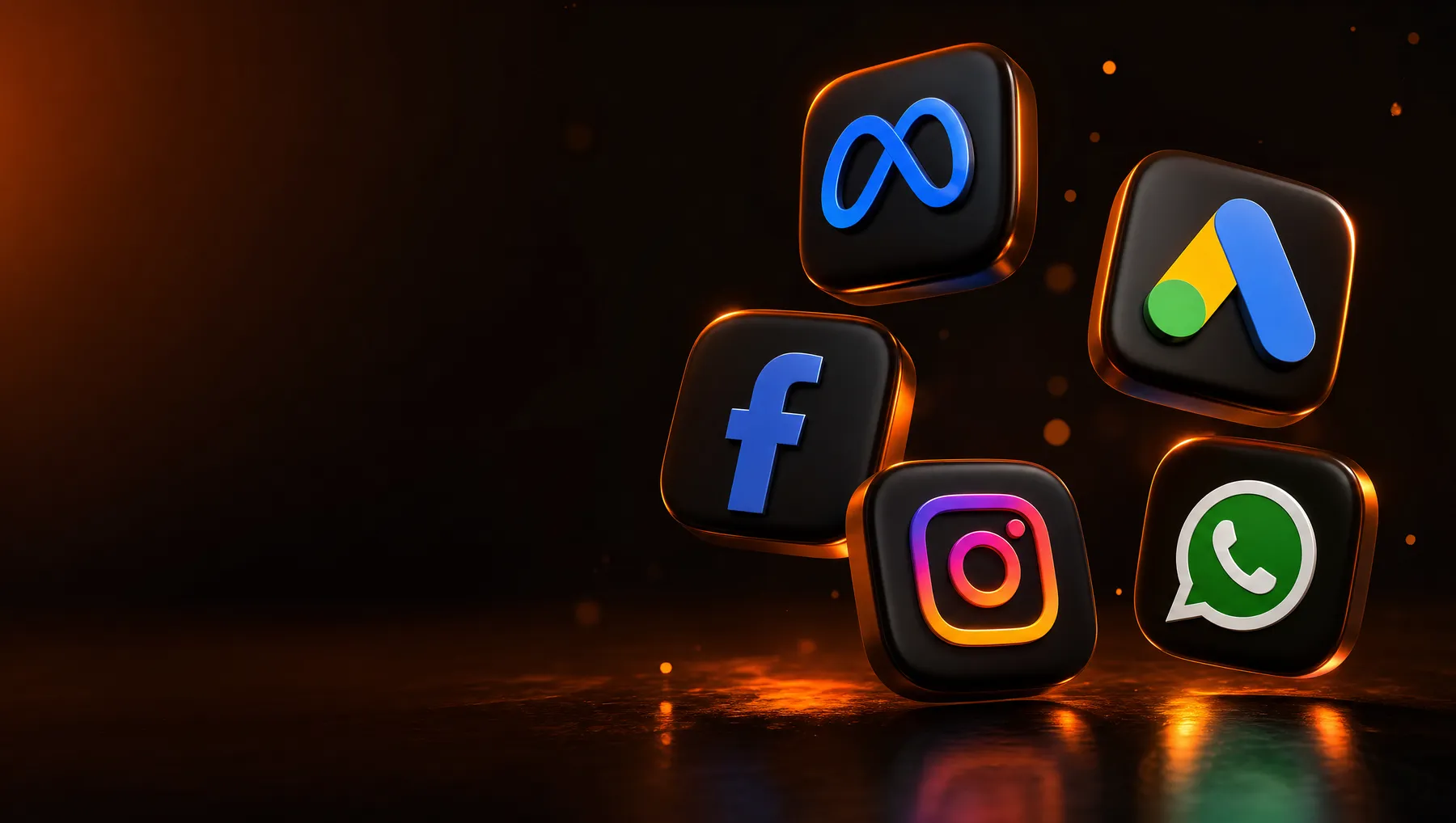 Meta, Google Ads, Facebook, Instagram et WhatsApp — les plateformes que Darkin gère pour vous